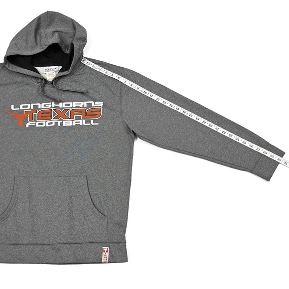 Texas Longhorns Majestic Section 101 Football Hoodie Sweatshirt Men's Medium - Picture 4 of 7